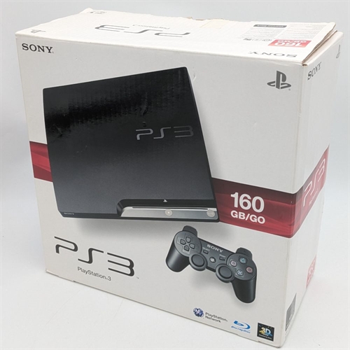 Playstation 3 - Slim - 160 GB - Konsol - Original Box - SNR 03-27456822-5884866-CECH-2504A (B Grade) (Used)